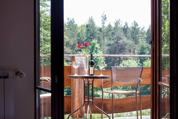 Dobbeltrom – deluxe, terrasse | Terrasse/patio