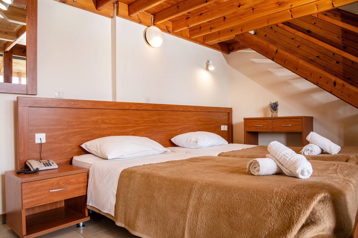 Premium bedding, blackout curtains, soundproofing, free WiFi