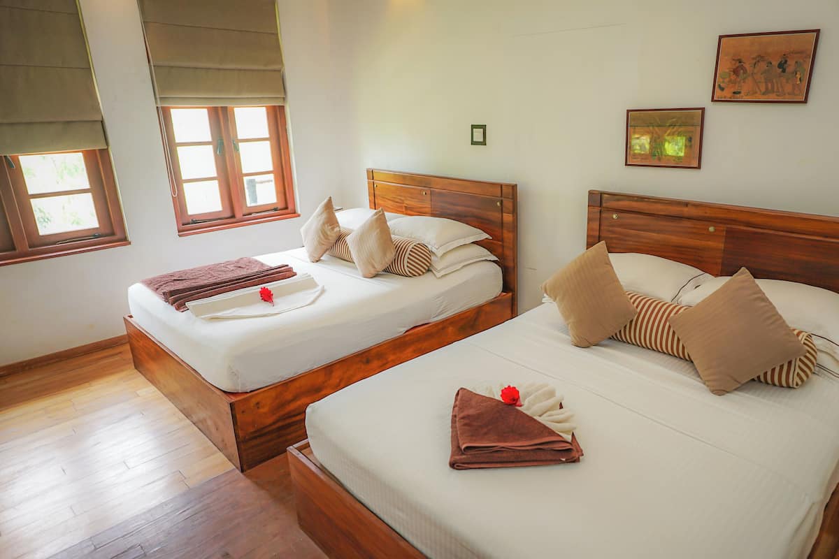 Casa de campo família, 1 quarto, vista para a montanha, ao lado da montanha | Roupas de cama de algodão egípcio, roupas de cama premium