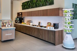 Free daily on-the-go breakfast