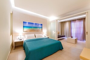 Suite, Sea View | Individually decorated, individually furnished, desk, laptop workspace - Lindos White Hotel & Suites (Rhodes)