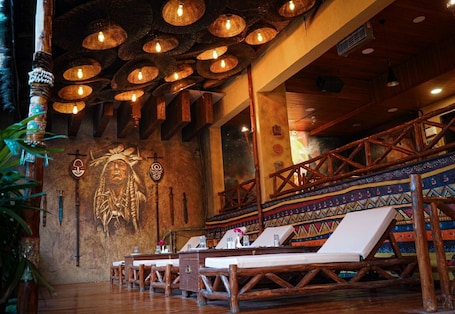 Sala de estar en el lobby