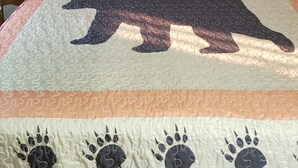 Cabin, 1 Queen Bed with Sofa bed (Mooseberry) | Pillow-top beds, iron/ironing board (on request), free WiFi, bed sheets - Mooseberry Cabin, Willow AK (Willow)