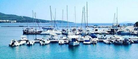 Blick von der Unterkunft