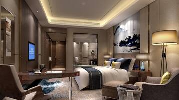 Minibar, iron/ironing board, alarm clocks