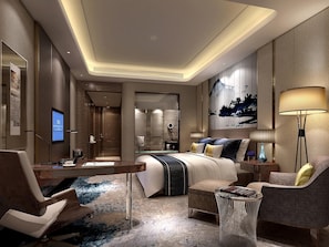 ميني بار ومكواة/لوح كي ومُنبهات