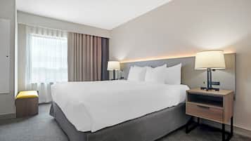 1 bedroom, down comforters, individually decorated