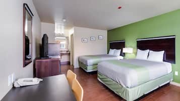 Desk, blackout curtains, free WiFi, wheelchair access