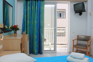 Double or Twin Room | Iron/ironing board, cribs/infant beds, free WiFi - Moschos Hotel (Rhodes)