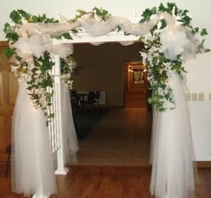 Indoor wedding