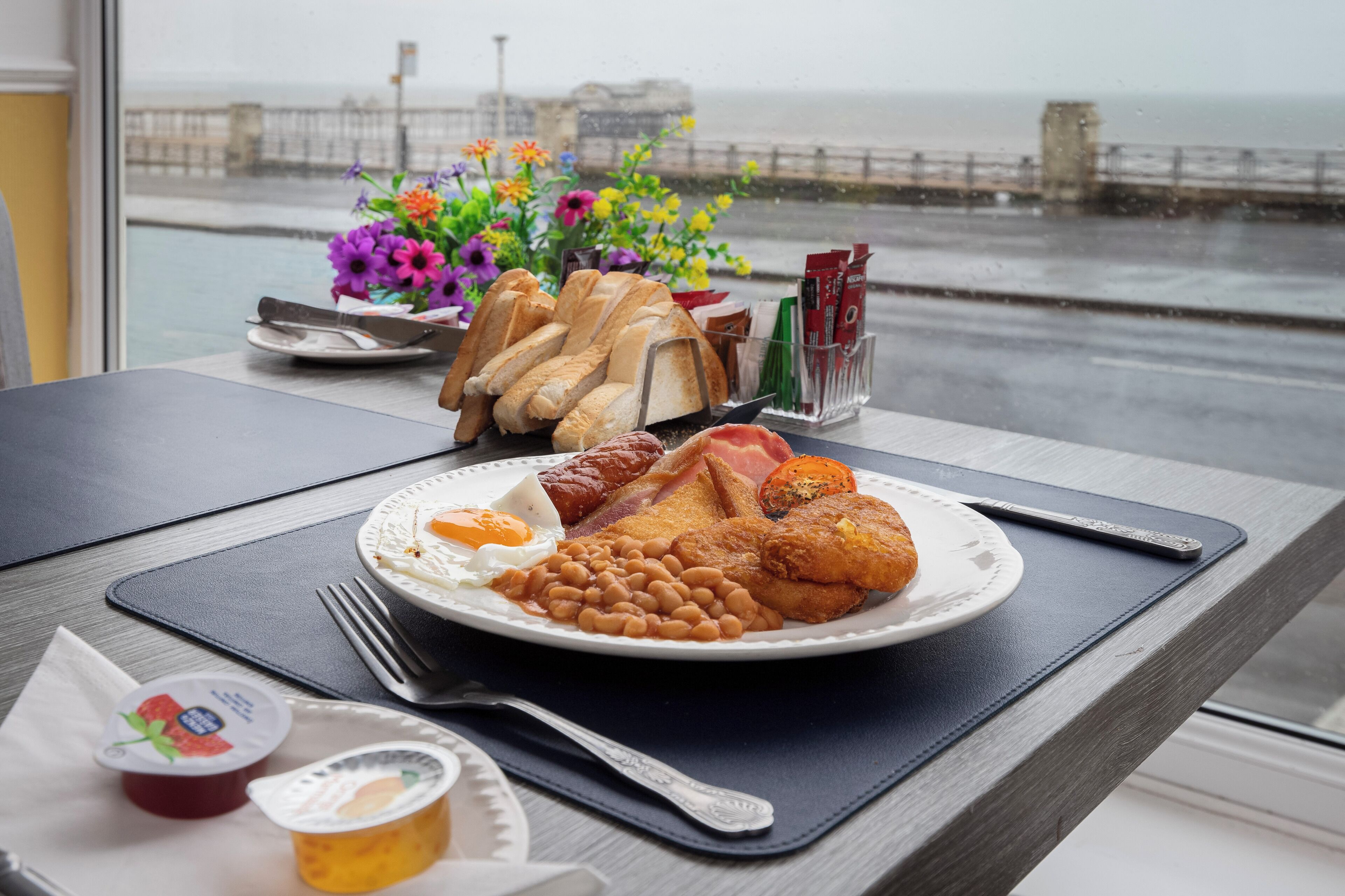 Daily English breakfast for a fee