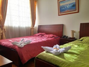 Double Room, 2 Double Beds, Shared Bathroom - Hotel Andino Real (Bogotá)