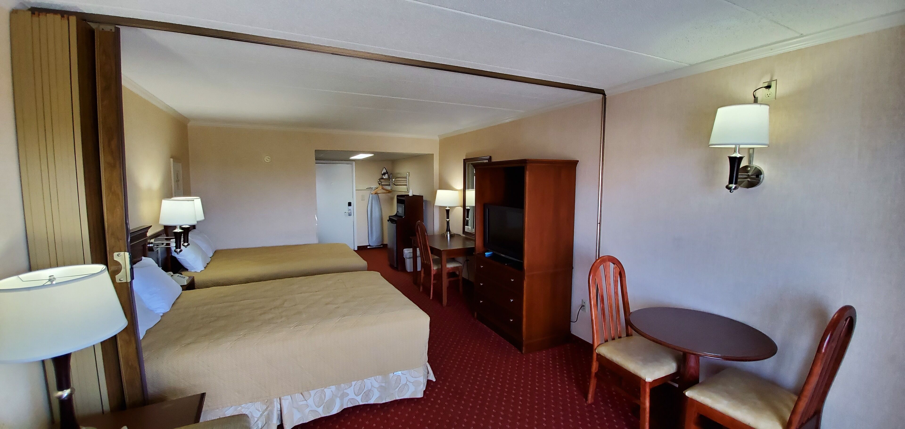 room (motel room, 2queens & sofa, top floor) | individually decorated, individually furnished, blackout curtains