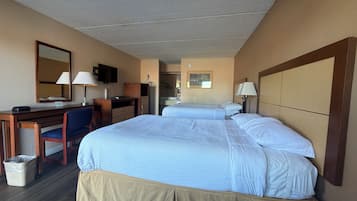 Standard dubbelrum - 2 dubbelsängar | Strykjärn/strykbräda, gratis wi-fi och sängkläder