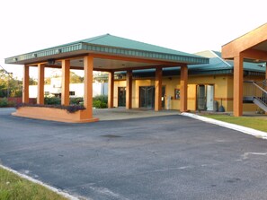 Façana frontal de l'allotjament