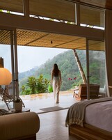 Habitación de lujo, piscina privada, vistas al mar | Terraza o patio