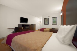 Room, 2 Double Beds, Non Smoking | Desk, iron/ironing board, free WiFi, bed sheets - Mojave Hotel (Mojave)