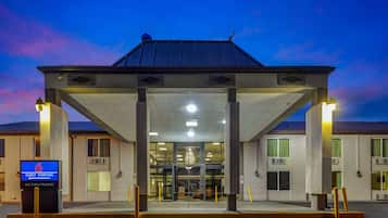 Front of property – evening/night