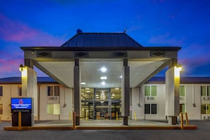 Front of property – evening/night