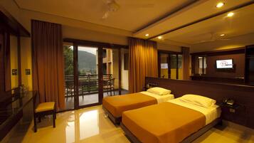 1 kamar tidur, meja kerja, Wi-Fi gratis, dan seprai linen