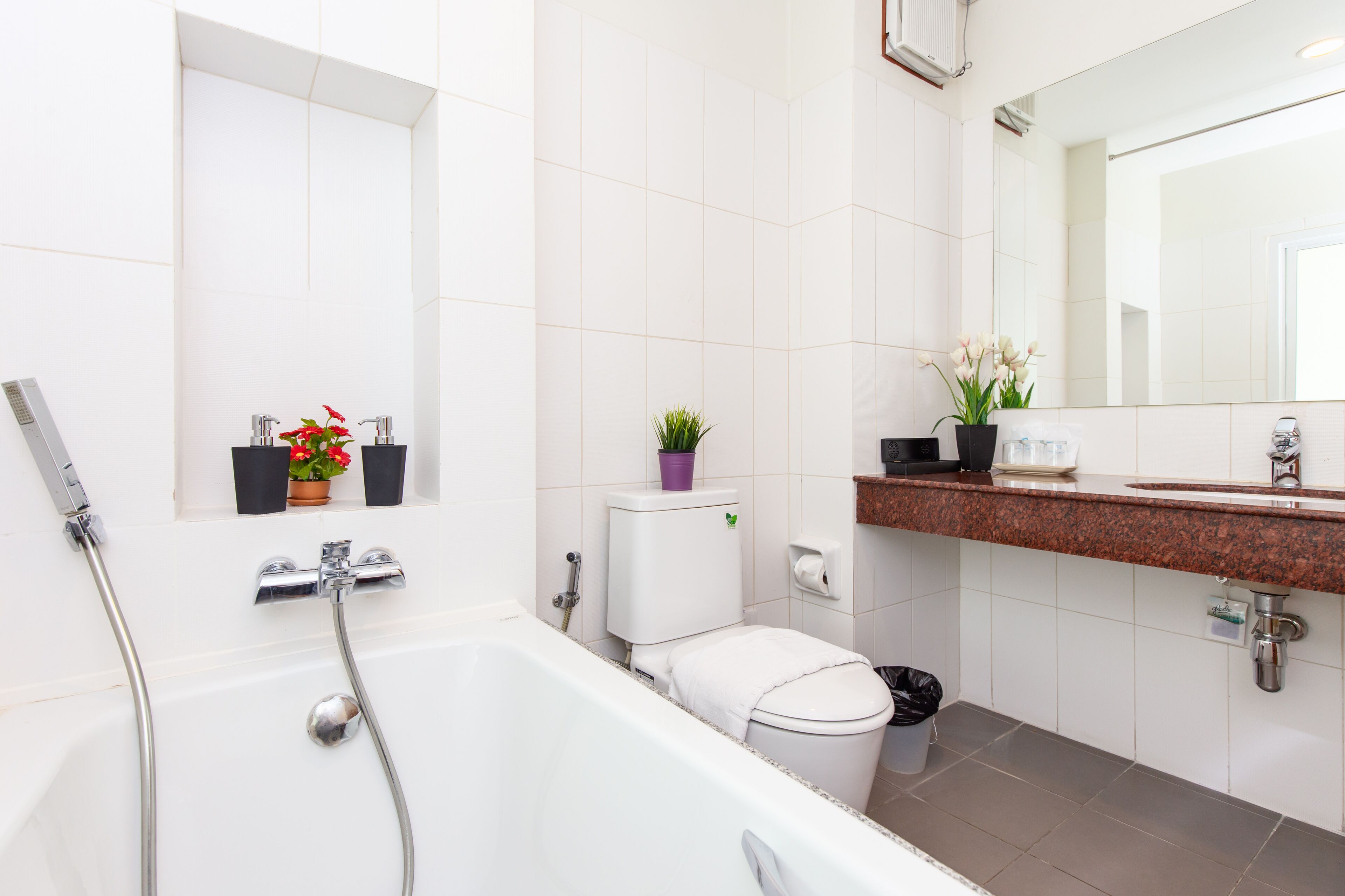 japanese-style triple room | bathroom | shower, free toiletries, hair dryer, towels