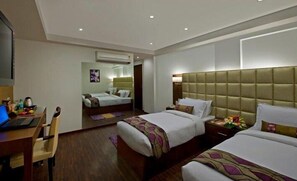 Premium bedding, minibar, in-room safe, desk