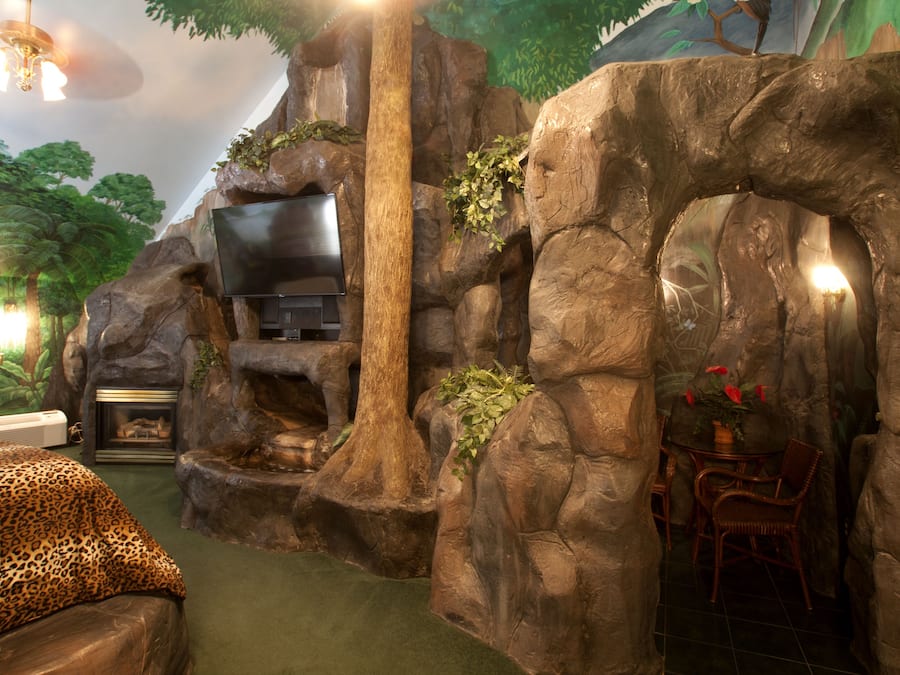 Suite, 1 cama de matrimonio (Jungle Falls Suite) | Sistema de insonorización, wifi gratis, ropa de cama