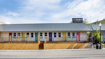 Majoituspaikan julkisivu