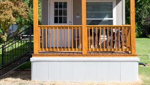 Hus – deluxe, 1 soverom, terrasse, fjellutsikt | Terrasse/patio