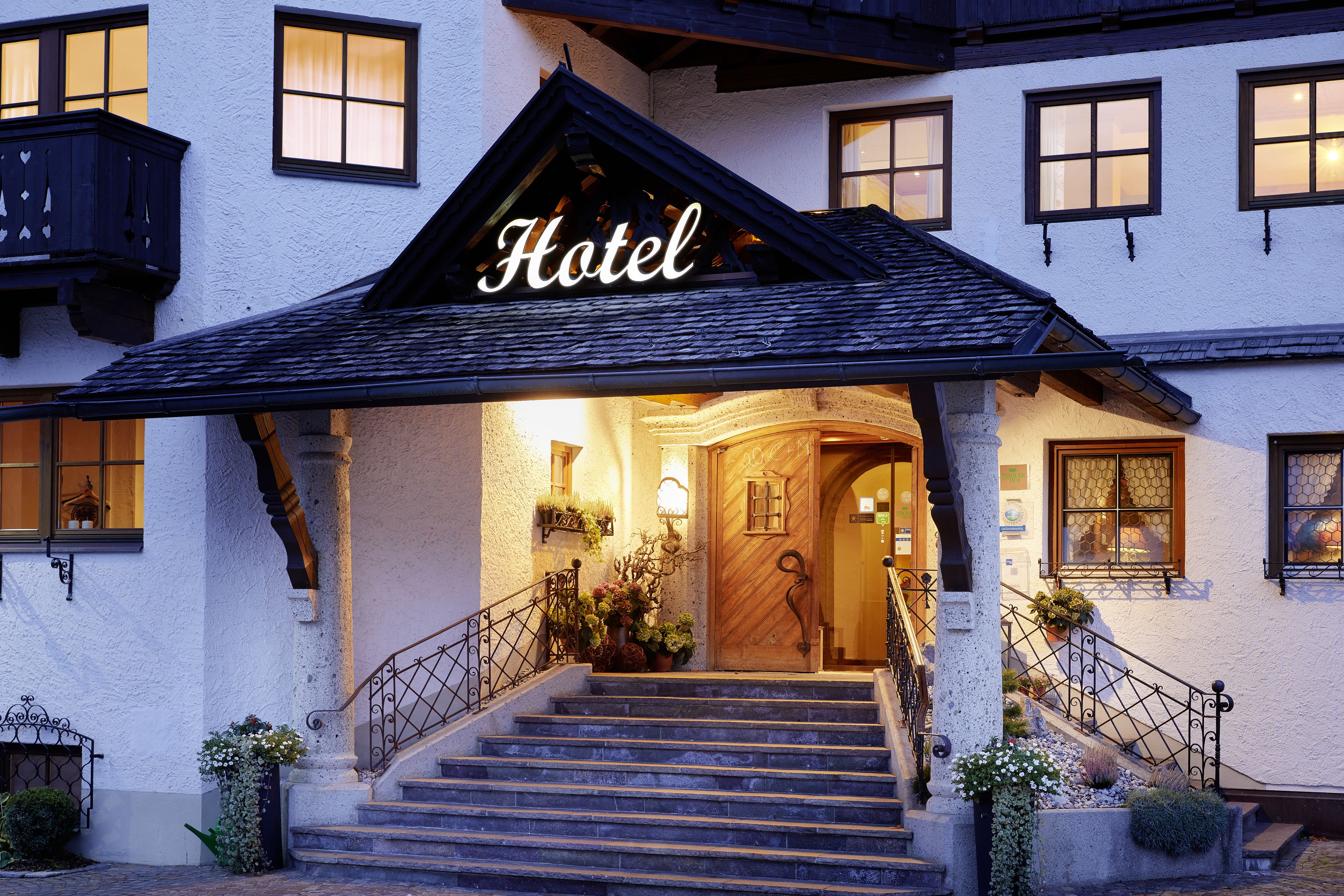 front of property – evening/night