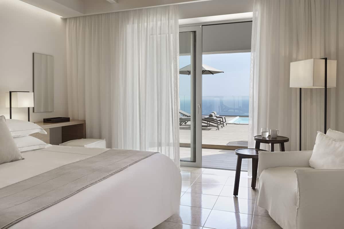 Skyline Sea View Room Private Pool | Vistas desde la habitación