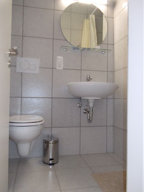 Standard Twin Room | Bathroom | Shower, free toiletries, hair dryer, towels