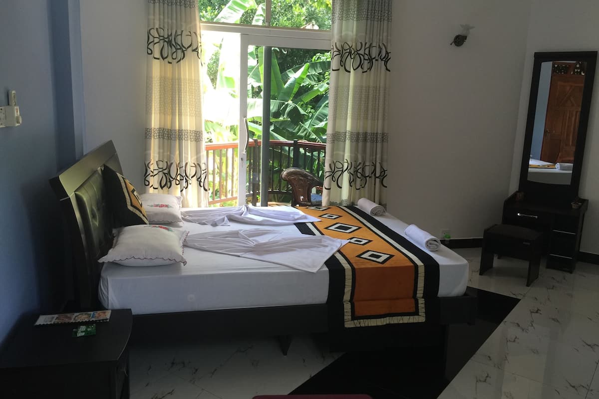 deluxe double room, river view | view from room