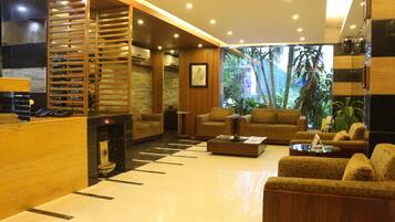 Sala de estar en el lobby