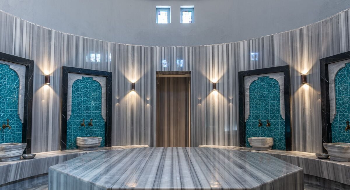 Turkish bath/hammam, body treatments, body wraps, body scrubs, facials