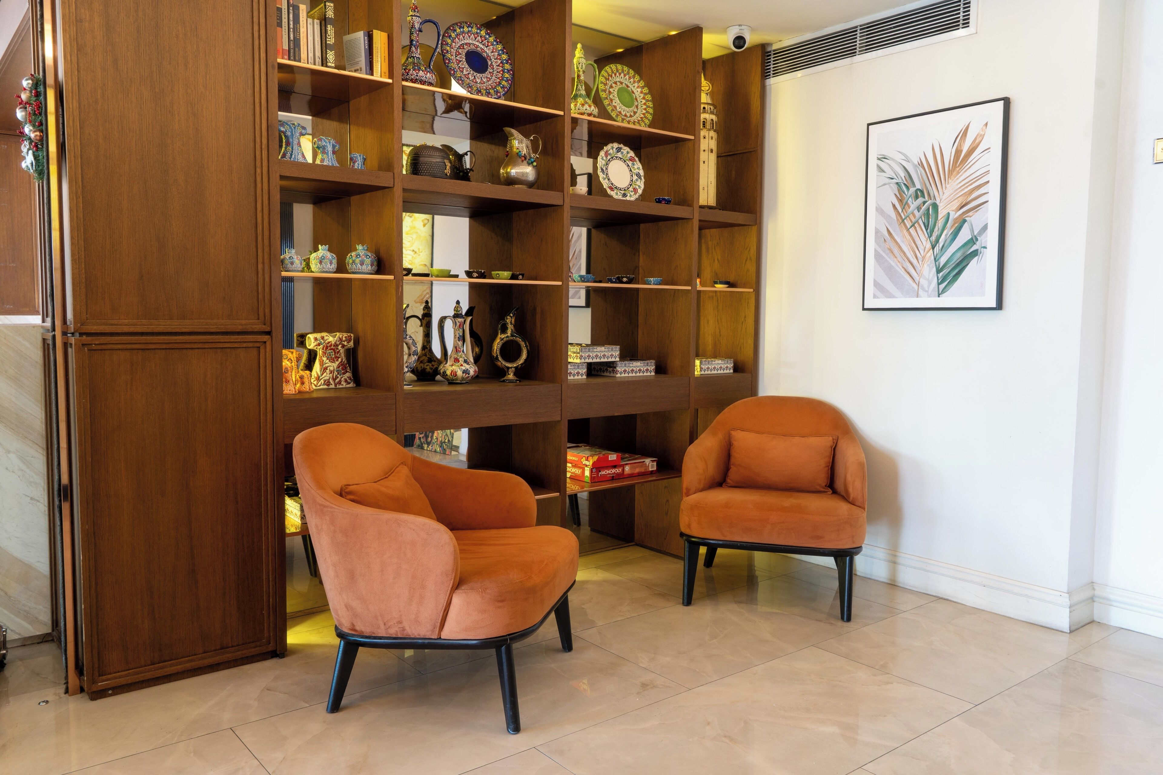 Sala de estar en el lobby