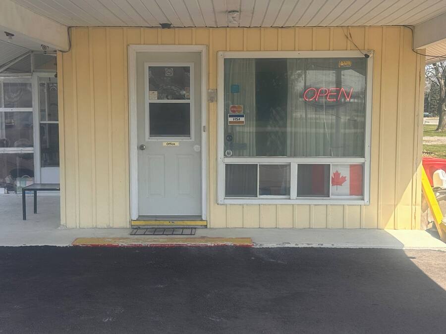 Voorkant van accommodatie