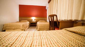 Standard Triple Room | Hypo-allergenic bedding, minibar, desk, blackout drapes