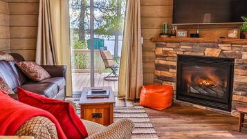 Cottage Panoramique | Coin séjour | Télévision à écran plat