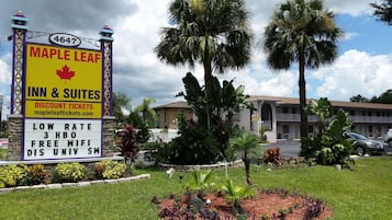 Voorkant van accommodatie