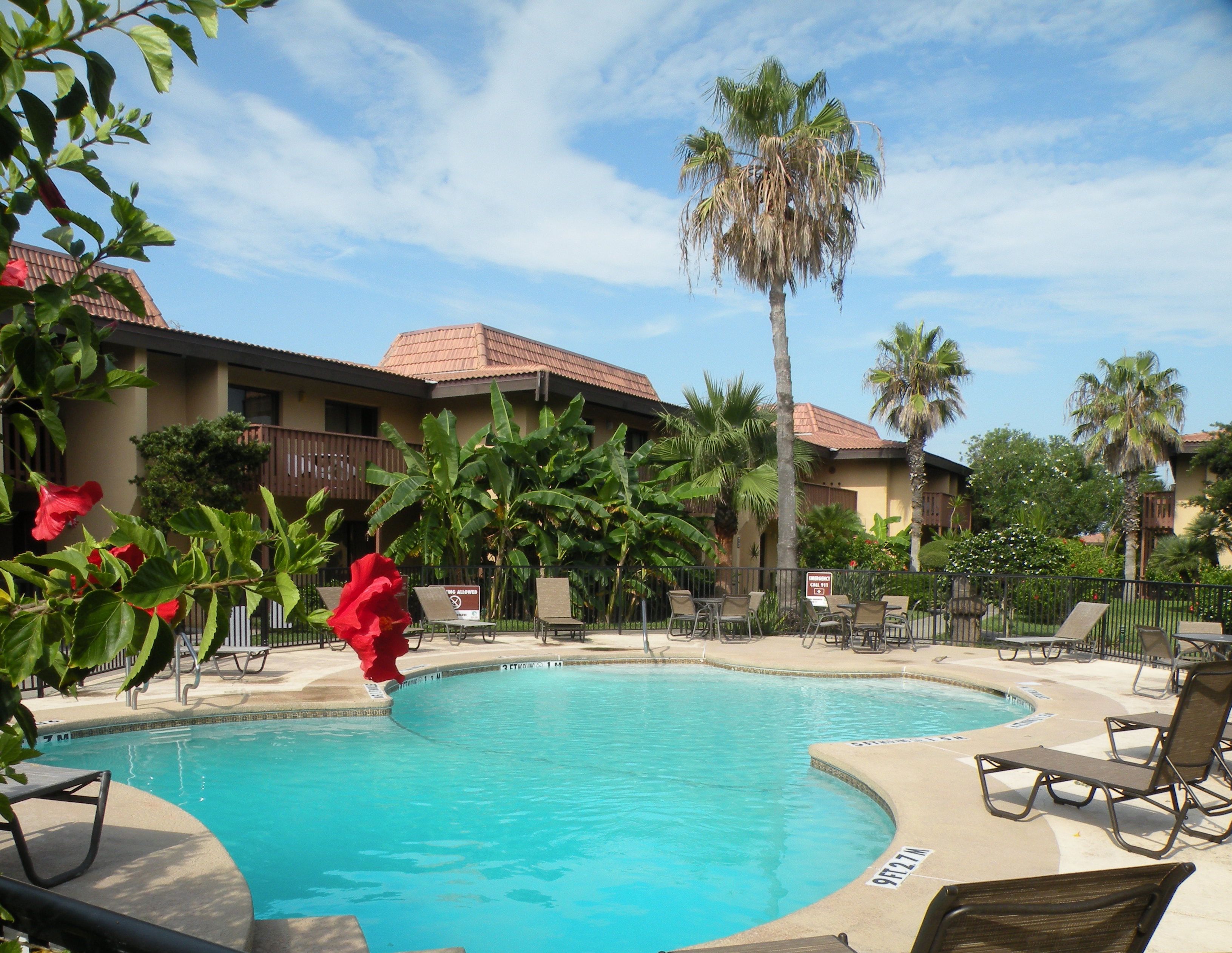 2 座室外游泳池，開放時間為 09:00 至 23:00，提供泳池遮陽傘和日光浴躺椅