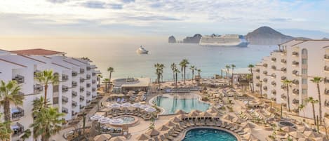 Blick von der Unterkunft