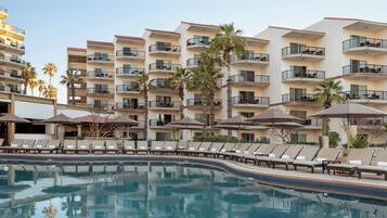 3 outdoor pools, cabanas (surcharge), pool umbrellas