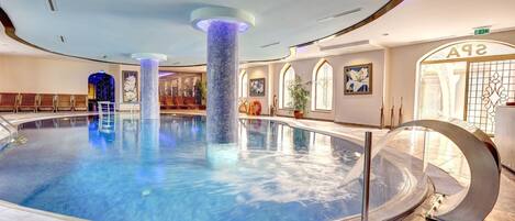 Indoor pool, outdoor pool