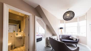 Apartment, 2 Bedrooms, 2 Bathrooms | Living room | 32-inch flat-screen TV with digital channels, TV, iPod dock