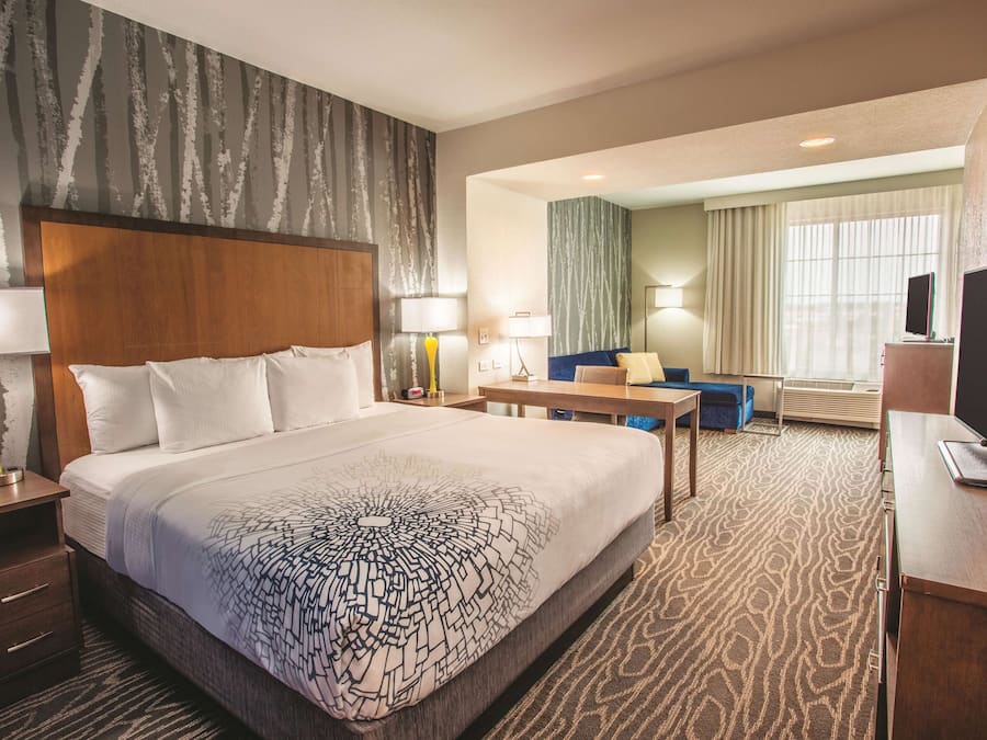 Premium bedding, down comforters, pillowtop beds, desk