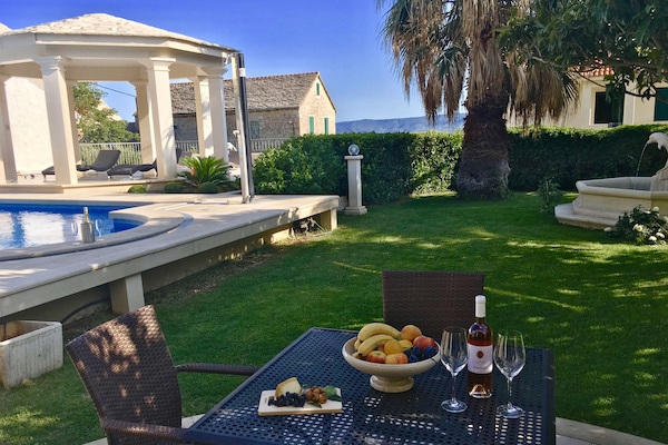 Leilighet, 1 soverom, hageutsikt (Fontana) | Terrasse/patio