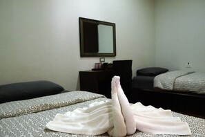 Standard Double Room Single Use, 2 Bedrooms, City View | Desk, laptop workspace, iron/ironing board, free WiFi