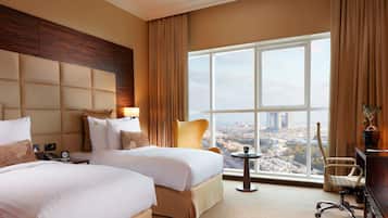 Premium bedding, minibar, in-room safe, desk