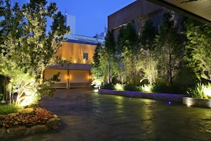 Front of property – evening/night